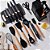 Kit Conjunto Utensílios Silicone Facas Tabua De Cortar 19pç Colors - Imagem 6