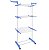 Varal Torre 3 Andar Inox Dobrável Compacto Com Rodinha - Imagem 3