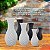 Kit Vasos Decorativo Sala Cozinha Banheiro Branco - Imagem 5