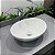 Cuba De Apoio Ahoa Oval Lavatório De Banheiro Branca Inowar - Imagem 3