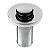 Válvula Click Cromada Ralo Pia Lavatório Cuba Aço Inox 7/8 - Imagem 4