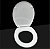 Tampa Assento Vaso Sanitário Universal Oval Br Amortecedor - Imagem 4