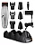 Kit 8 Em 1 Aparador De Pelos Barba E Bigode Cor Prateado 110v/220v - Imagem 1