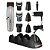 Kit 8 Em 1 Aparador De Pelos Barba E Bigode Cor Prateado 110v/220v - Imagem 6