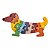 Quebra Cabeça Cachorro Brinquedo Educativo c/Numeros Madeira - Imagem 1