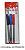 Caneta Marcador Newpen Permanente Cd-dvd 2.0mm 3 Cores Cor Azul, Preto E Vermelho - Imagem 2