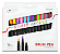 Marcador Brush Pen Newpen 16 Cores Ponta Pincel Sortido - Imagem 1