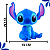 Stitch Minimals Vinil Disney Baby Coleção Boneco Presente - Imagem 2