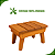 Banquinho Rústico Banco Gourmet Infantil Mesa Madeira 30cm Madeira Na Cera Natura - Imagem 6