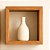 Nicho Decorativo De Parede Rustico Quarto Sala Banheiro 20cm Natural Da Madeira Natural - Imagem 1