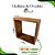 Nicho Decorativo Sala Quarto Babe Nicho Madeira Rustica 30cm Natural Da Madeira Natural - Imagem 2