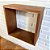 Nicho Decorativo Sala Quarto Babe Nicho Madeira Rustica 30cm Natural Da Madeira Natural - Imagem 10