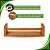 Kit 2 Porta Condimentos  Prateleira Suporte Para Potes Natural Da Madeira - Imagem 10