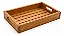 Bandeja Madeira Maciça Decorativa Banheiro Lavabo Cozinha 30 Natural - Imagem 6