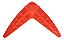 Bumerangue Maciço 14cm Vermelho Brinquedo Pet - Imagem 1