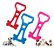 Puxador Com Massageador Grande Dental Pet 23cm Pet Rosa - Imagem 1
