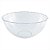 Saladeira Redonda Tigela Bowl Acrílico 2,8l Transparente - Imagem 1