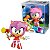 Boneco Colecionável Amy Rose Sonic Fandom Box 10x12 Líder Brinquedos - Imagem 1
