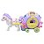 Brinquedo Carruagem Princesa Bate Volta Com Som Luz Infantil - Imagem 3