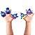 Kit 5 Dedoches Galinha Pintadinha Miniatura Fantoche De Dedo - Imagem 6