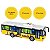 Brinquedo Onibus City Driver Fricção C/ Luz E Som Amarelo - Imagem 5
