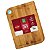 Tábua Corte Bambu Carne Churrasco Com Calha Para Salmora 37,5x27cm Clink - Imagem 2
