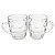 Kit 2 Caneca Chopp Vidro Cerveja Bar Festa Restaurante 470ml - Imagem 1