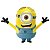 Boneco Vinil Articulado Minions Stuart Meu Malvado Favorito Líder Brinquedos - Imagem 1