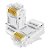 CONECTOR RJ45 CRISTAL 8P8C CAT5E/6E SUPORTA GIGABIT ETHERNET 30 M BANHADO DE OURO COM 100 UN EXBOM - Imagem 2