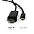 CABO COM CONECTOR TIPO-C PARA HDMI 1.5METRO D-HT01 1.5M GRASEP - Imagem 2
