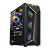 GABINETE GAMER RGB LATERAL DE VIDRO COM 4 FANS PRETO GB1713 HAYOM - Imagem 1