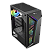 GABINETE GAMER RGB LATERAL DE VIDRO COM 4 FANS PRETO GB1713 HAYOM - Imagem 3