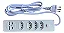 EXTENSAO ELETRICA 2 METROS 4 TOMADAS 2 USB 2 USB TYPE-C BX2204 KNUP - Imagem 2