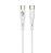 CABO USB-C PARA USB-C 1 METRO CB-P300WH C3TECH - Imagem 1