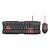 KIT TECLADO E MOUSE USB GAMER GK-20V2BK C3TECH - Imagem 2