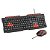 KIT TECLADO E MOUSE USB GAMER GK-20V2BK C3TECH - Imagem 3