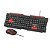 KIT TECLADO E MOUSE USB GAMER GK-20V2BK C3TECH - Imagem 4