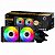 WATER COOLER FROST BLACK 240MM 5V 3 PIN RGB INTEL AMD CAF105 BRX - Imagem 1
