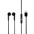 FONE DE OUVIDO INTRA AURICULAR USB-C PRETO EH104BK-C LECOO LENOVO - Imagem 2