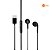 FONE DE OUVIDO INTRA AURICULAR USB-C PRETO EH104BK-C LECOO LENOVO - Imagem 1