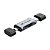 HUB LEITOR DE CARTAO DE MEMORIA SD TF HU-L50GY C3TECH - Imagem 2