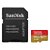 CARTAO DE MEMORIA 64GB MICRO SD EXTREME 4K U3 A2 V30 SDSQXAH-064G-GN6AA SANDISK - Imagem 3
