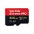 CARTAO DE MEMORIA 256GB MICRO SD EXTREME PRO 4K UHD U3 A2V30 200MBPS READ 140MBPS WRITE  SDSQXCD-256G-GN6MA SANDISK - Imagem 3