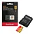CARTAO DE MEMORIA 256GB MICRO SD EXTREME PRO 4K UHD U3 A2V30 200MBPS READ 140MBPS WRITE  SDSQXCD-256G-GN6MA SANDISK - Imagem 1