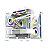 GABINETE GAMER AQUARIO BRANCO COM 4 FANS INCLUSO GB1797 HAYOM - Imagem 1