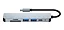 HUB USB-C 6 EM 1 COM 2 USB 3.0 1 USB-C 1 SD 1 TF BYL-2010 EXBOM - Imagem 2