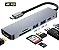 HUB USB-C 6 EM 1 COM 2 USB 3.0 1 USB-C 1 SD 1 TF BYL-2010 EXBOM - Imagem 3