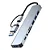 HUB 8 EM 1 LEITEOR DE CARTAOES USB 3.0/TYPE-X/TF-SD/AUDIO KP-HB513 KNUP - Imagem 2