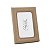 Porta Retrato Marrom Em Mdf Revestido Em Pu 10X15 - Mart - Imagem 1