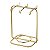 Suporte Porta Xícara E Pires Dourado - Cantinho Do Café - Imagem 1